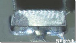 不沾錫，空焊不沾錫