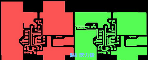 此操作可使文件中大部分的焊盤輸出后仍為焊盤，不會成為線性焊盤，并且不會產生像下圖一樣的短路情況