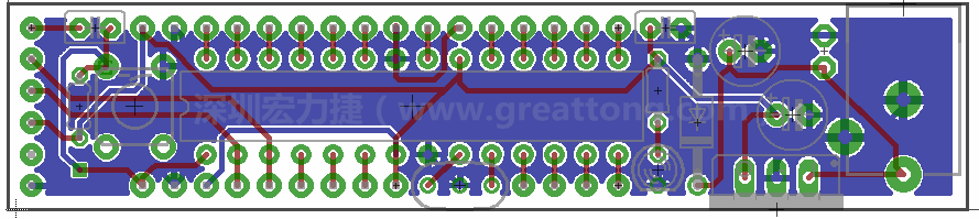 以上就是布線的所有步驟了。接下來就只剩下絲?。╯ilk-screen）、建立Gerber檔跟drill檔和送去印刷電路板廠制作的步驟。