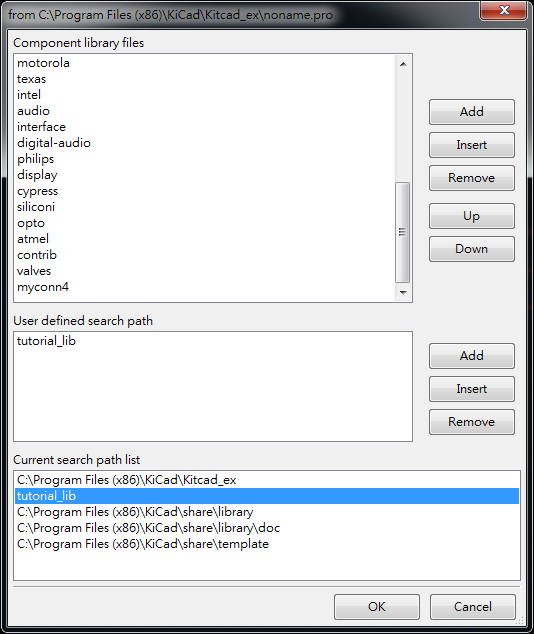 上下兩個視窗都Add 你的library ，在library browser 就可以找到你的library